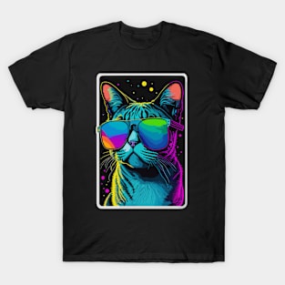 Cat with Sunglasses T-Shirt